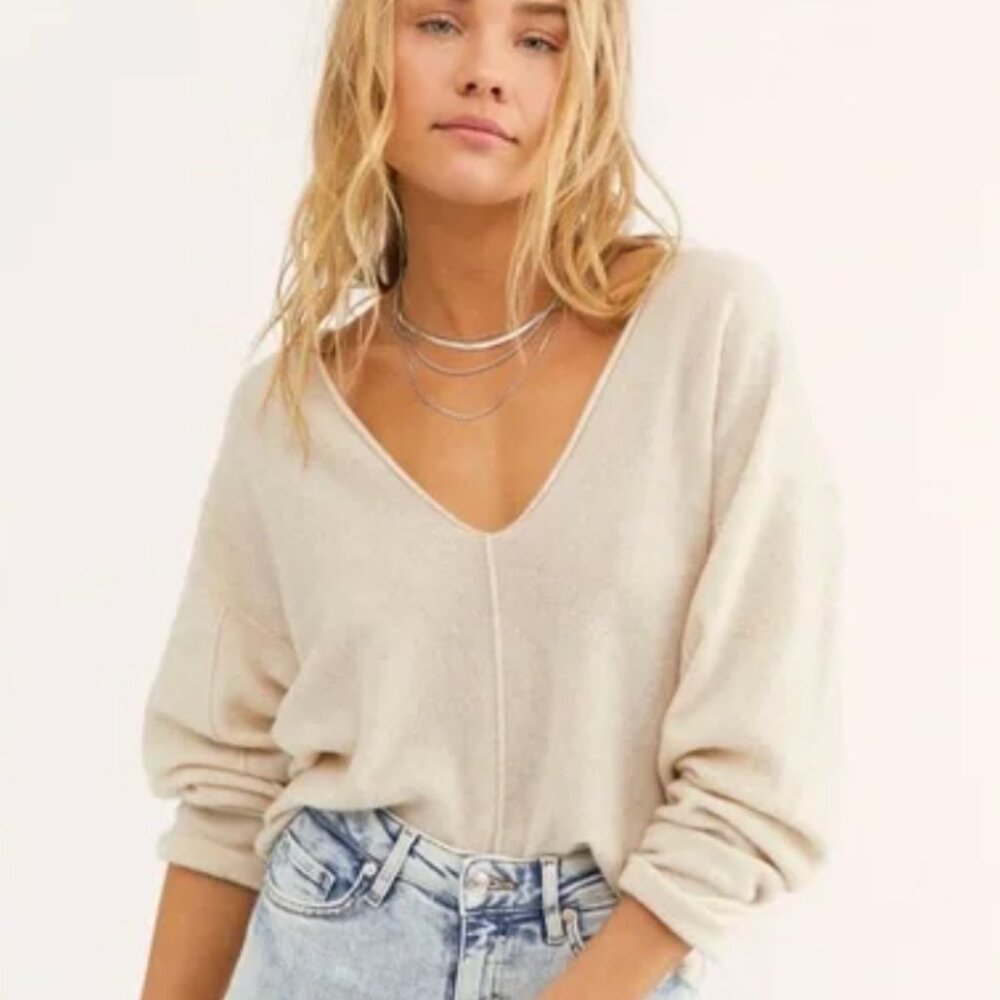 Free People Solitaire 100% Cashmere Sweater - XS